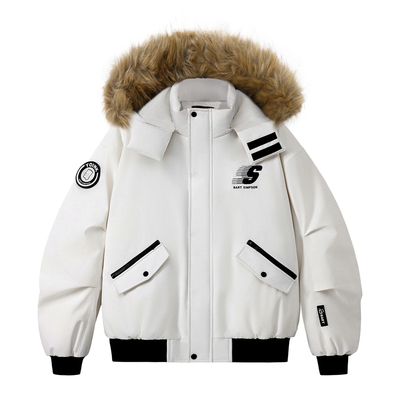 辛普森一家男装连帽羽绒服