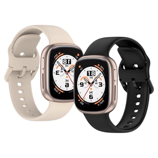 适用于荣耀手表4表带honorwatch4代硅胶腕带pc镂空防摔保护壳TMA-L19男女运动手表表链荣耀4一体式替换带配件