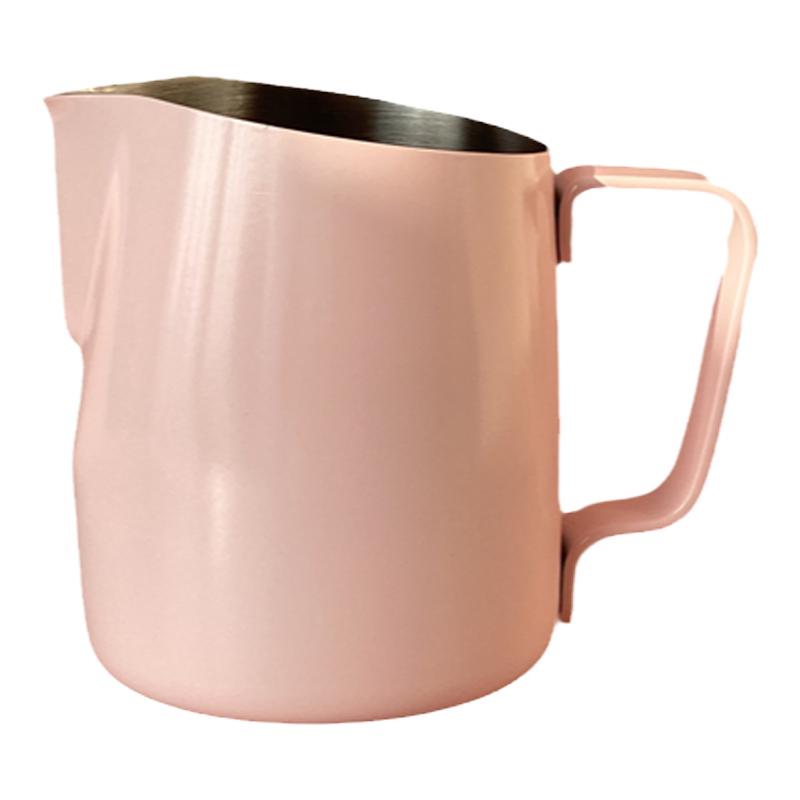 官方授权正品惠家WPM拉花缸杯尖嘴大圆嘴奶缸小绿桃红浅粉450ml