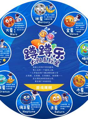 萝卜蹲游戏幼儿园地贴防滑耐磨