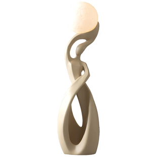 大型落地抽象艺术摆件灯轻奢高级客厅电视柜旁家居装饰品乔迁礼品