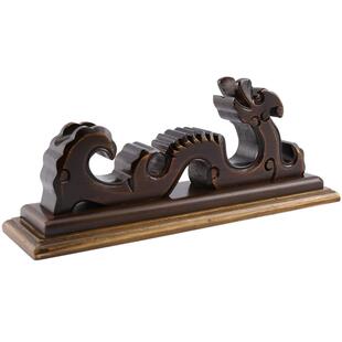 龙泉古羽刀剑古龙实木刀剑架长短款宝剑装饰摆放刀剑架托展示架