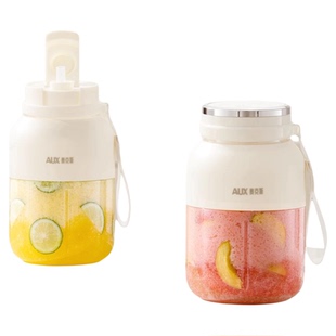 奥克斯榨汁机家用小型便携式榨汁杯宿舍电动迷你碎冰果蔬果汁机