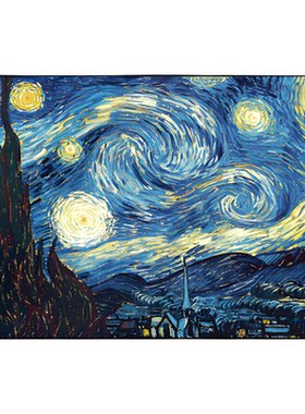 梵高莫奈星空墙贴自粘