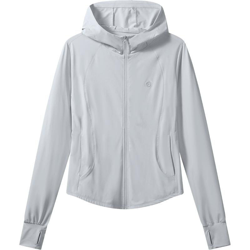 TECTOP/探拓UPF200冰丝防晒衣连帽大帽檐护脸防紫外线女士皮肤衣