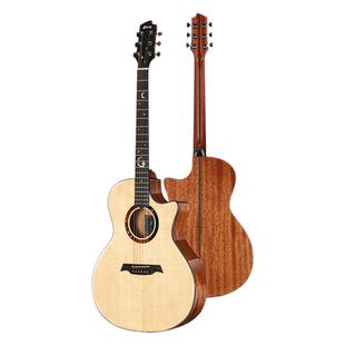 桂花糕吉他屋 伊瑞斯星月max吉他初学者36寸入门民谣吉他电箱41寸