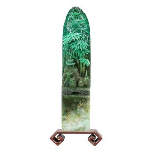 涵韵珠宝独山玉印章出类拔萃工艺品大师精雕一物一证