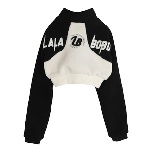 LALABOBO2023冬季新款简约休闲治愈美学短毛绒外套女|LBCD-WSDR22