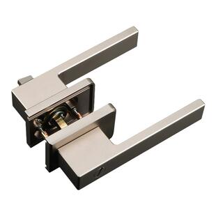 1618极窄边框玻璃门锁磁吸静音浴室门锁通用室内门平开卫生间门锁