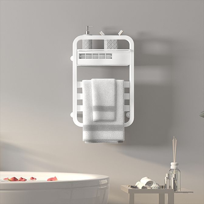 智能毛巾架电热风机烘干采暖居浴双用大功率遥控液晶屏超大风量加