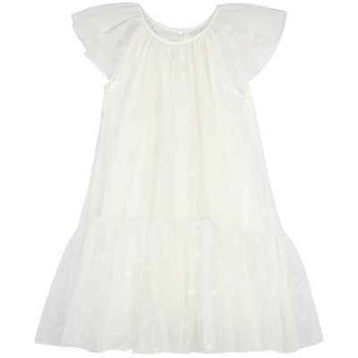 utouto夏季飞袖纱裙公主裙