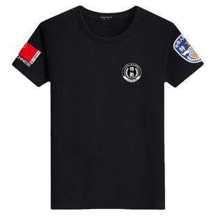 新款夏季纯棉保安短袖工作服安保物业管理服t恤治安执勤上衣短袖