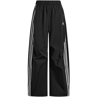 阿迪达斯三叶草女子三条纹弯刀裤CURVED PANTW运动休闲长裤KS3324