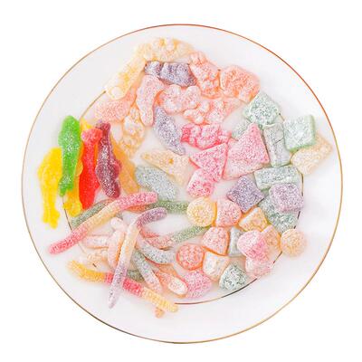 一百份果汁软糖酸味糖果进口零食