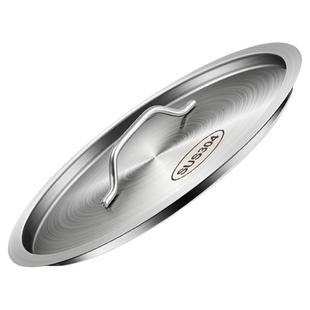 汤桶盖304不锈钢盖子通用圆形平面盖缸盆盖加厚大号桶盖单卖