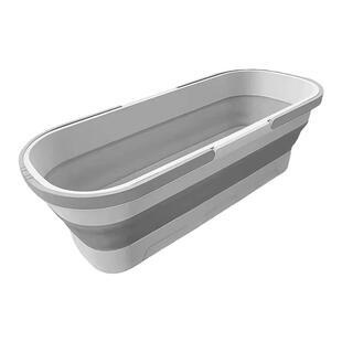 拖地折叠水桶塑料拖把桶长方形储水拖地盆带轮拖地桶大容量水桶