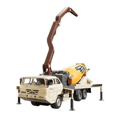 【可喷水可伸缩】大号混凝搅拌车