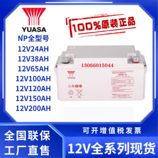 汤浅蓄电池12v100ah65AH38ah24AH120ah150AHups电源机房EPS直流屏