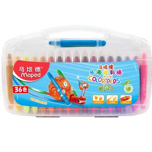 幼儿园炫彩棒不脏手蜡笔可水洗