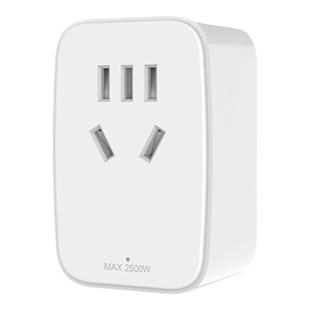 天猫精灵鸿雁智能插座wifi手机远程遥控制语音定时开关多孔转换器