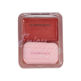 cappuvini元气光感腮红膏膨胀色自带粉扑显白提亮水润韩系易上手
