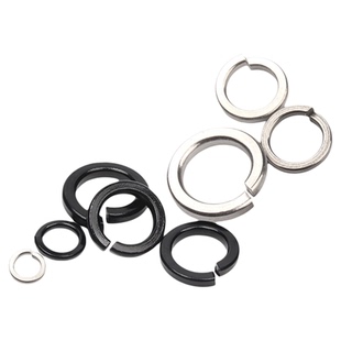 304不锈钢螺丝弹垫圈开口弹簧平垫316/201弹性垫片M2M3M4M5M6-M33