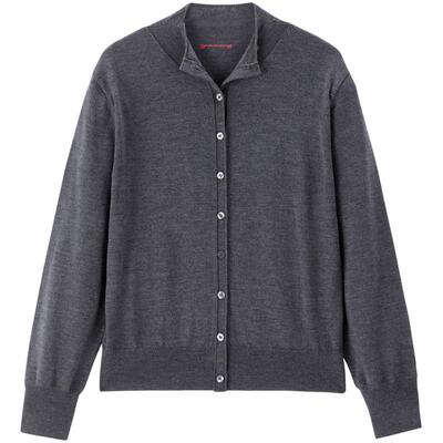 太平鸟25秋全羊毛针织开衫