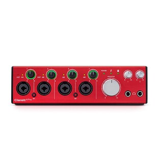 Focusrite福克斯特Clarett+ 4Pre USB声卡专业录音棚编曲音频接口