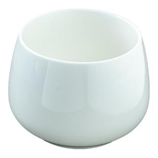 钰铨龙门 羊脂玉瓷釉烧茶洗笔茶渣缸白瓷家用大号洗水盂茶道零配