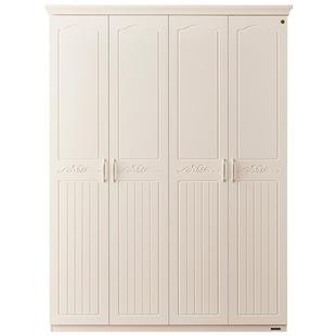 政府补贴全友家居美式四门大衣柜网红家具卧室家用收纳成品衣橱