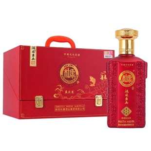 白水杜康鸿运当头白酒整箱52度高档送礼500ml6瓶婚宴浓香型酒业