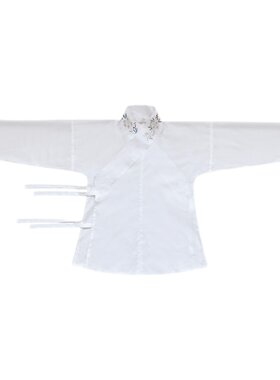绣花纯棉交领汉服中衣里衣漫春雪