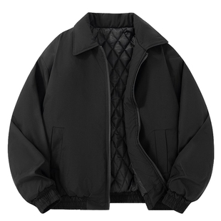 LR真维斯保暖翻领夹克棉服外套 2025冬季新品 美式休闲男款棉衣