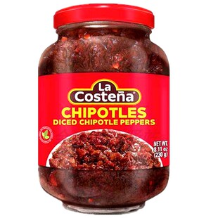 Chipotles Diced Chipotle Peppers启波特雷辣椒碎烟熏辣椒烧烤酱