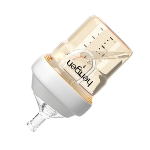 hegen赫根宽口径奶瓶配件把手柄硅胶奶鸭嘴重力球学饮吸管杯盖子