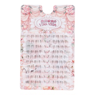 《小萝裙》小猫须下睫毛眼尾加长假睫毛自然长款8毫米清淡版