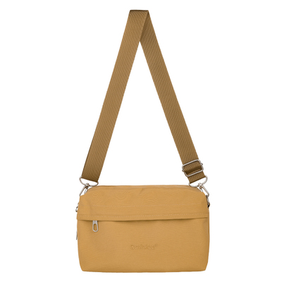 qminica斜挎包2024小众新款防水大容量轻便带娃休闲包旅行收纳包