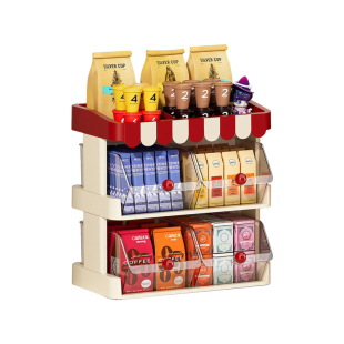 茶包收纳盒茶水间吧台咖啡胶囊茶叶置物架抽屉式办公室桌面零食架