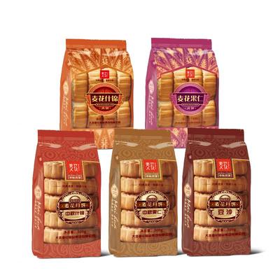 大连麦花什锦五仁豆沙月饼一斤装