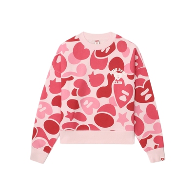 APEE迷彩图案圆领卫衣