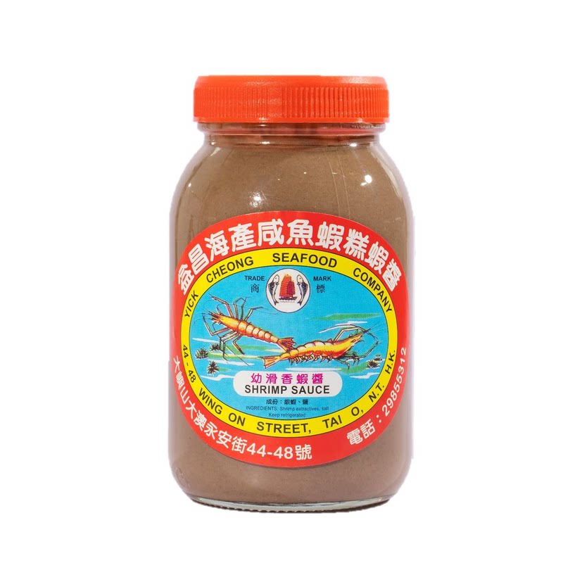 大澳益昌号传统幼滑香虾酱原味400g自设晒场干晒发酵制成正宗虾酱
