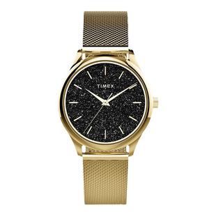 TIMEX天美时Main Street系列星空金色米兰钢带女手表TW2V01300