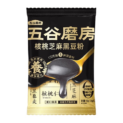 五谷磨房核桃黑芝麻糊芝麻黑豆粉