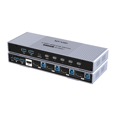 迈拓维矩hdmikvm切换器4进1出8k