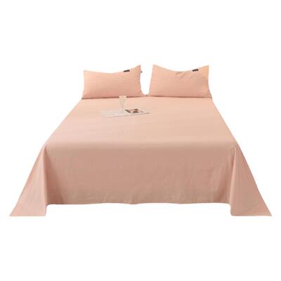 A类超柔全棉磨毛纯色床单