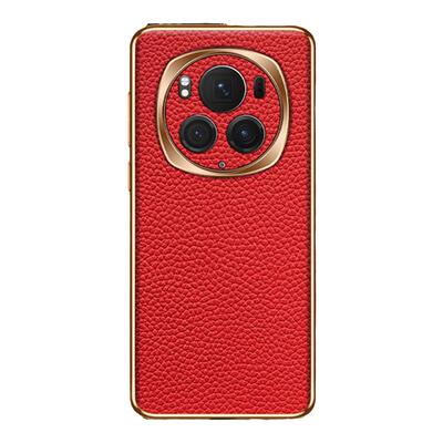 荣耀Magic6Pro手机壳真皮防摔