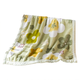 儿童拉舍尔毛毯加厚冬季盖毯婴儿午睡绒毯幼儿园珊瑚绒铺床小毯子