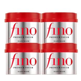 【自营】fino透润美容液发膜护发素毛躁修复干枯滋养柔顺230g*4