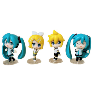 现货日本正版TakaraTomy 初音未来 V家 镜音双子 回头看 手办扭蛋