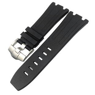 氟橡胶表带适用原N接口AP爱彼15703皇家橡树离岸型JF XF厂28 30mm